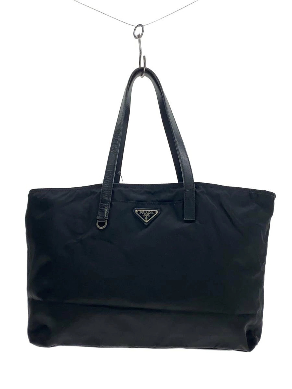 Prada Vitello Daino Shopping Leather Tote Bag Black